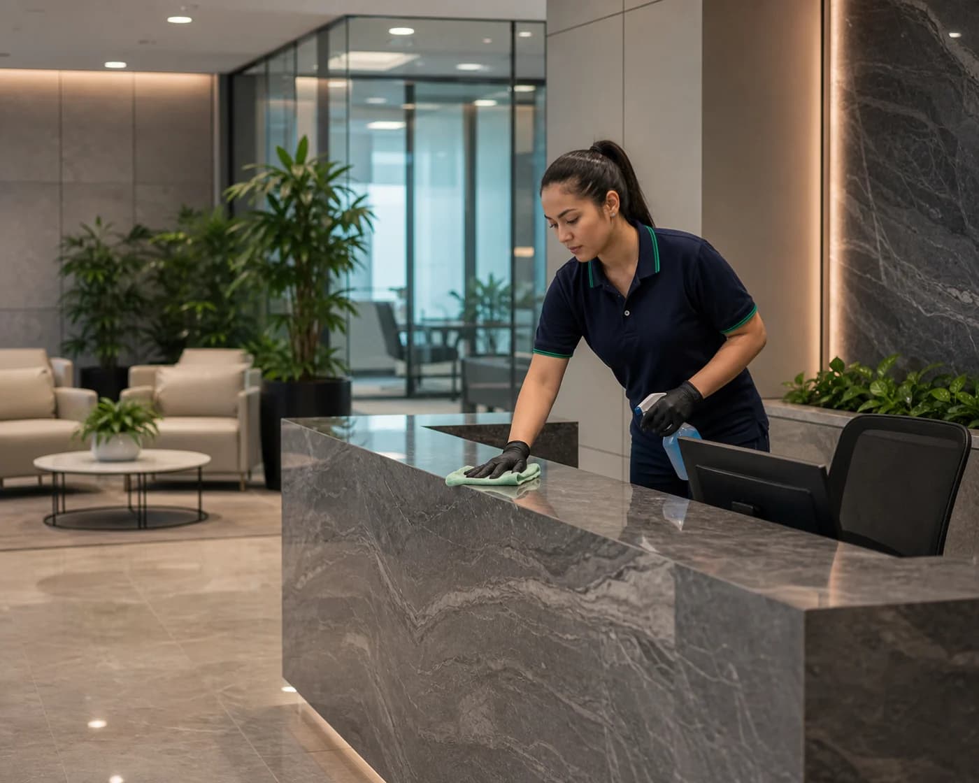 Childcare reception and parent entry cleaning Parramatta — ANZ