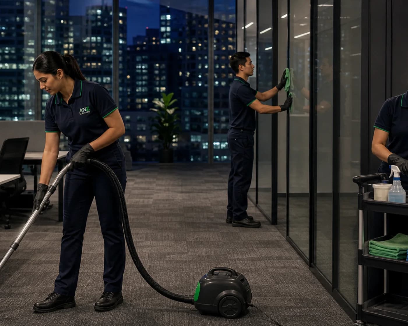 Emergency cleaning night team in Parramatta — ANZ 24/7 response