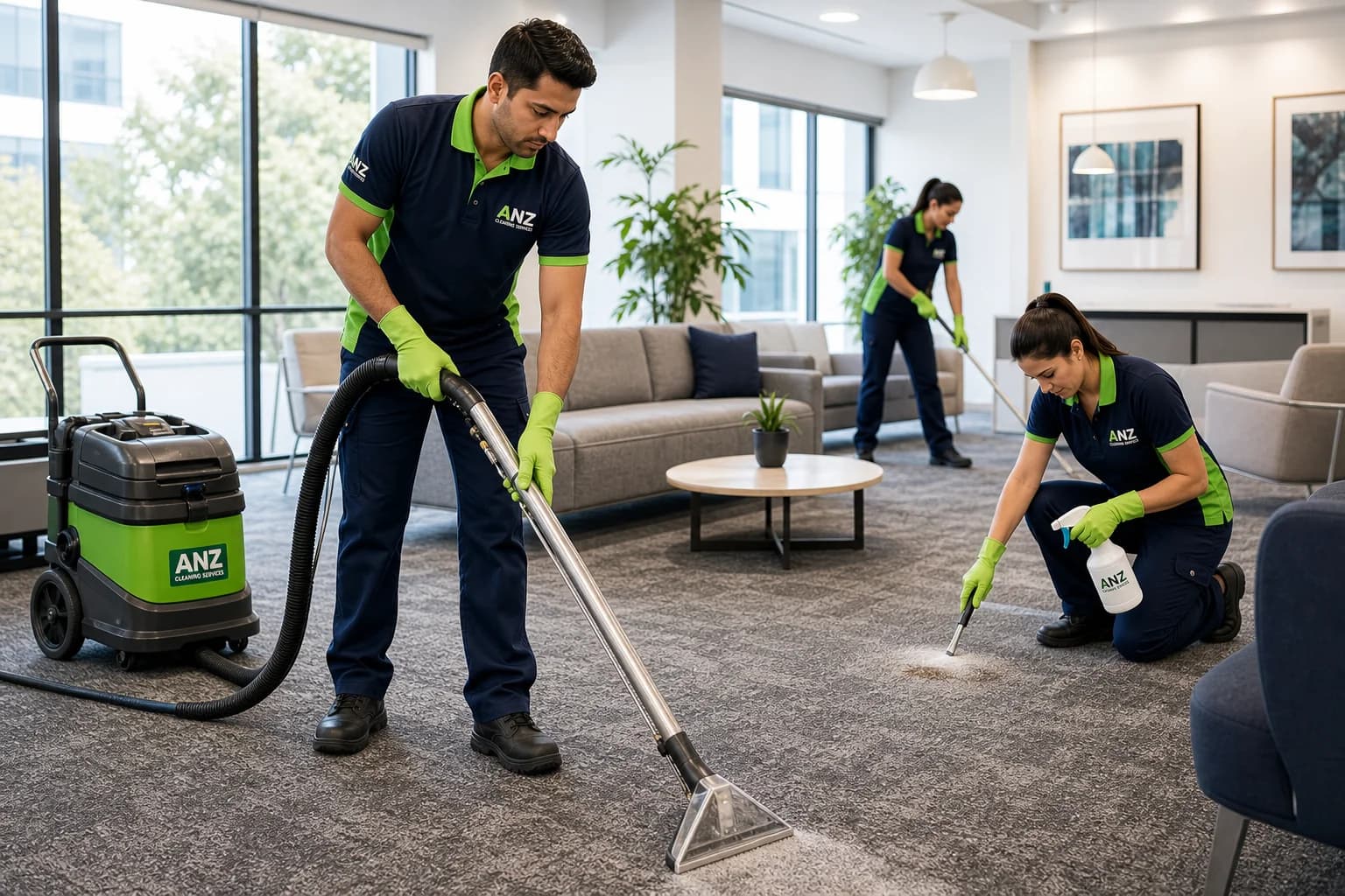 Carpet Cleaning — ANZ Cleaning Services Commercial Cleaning Parramatta