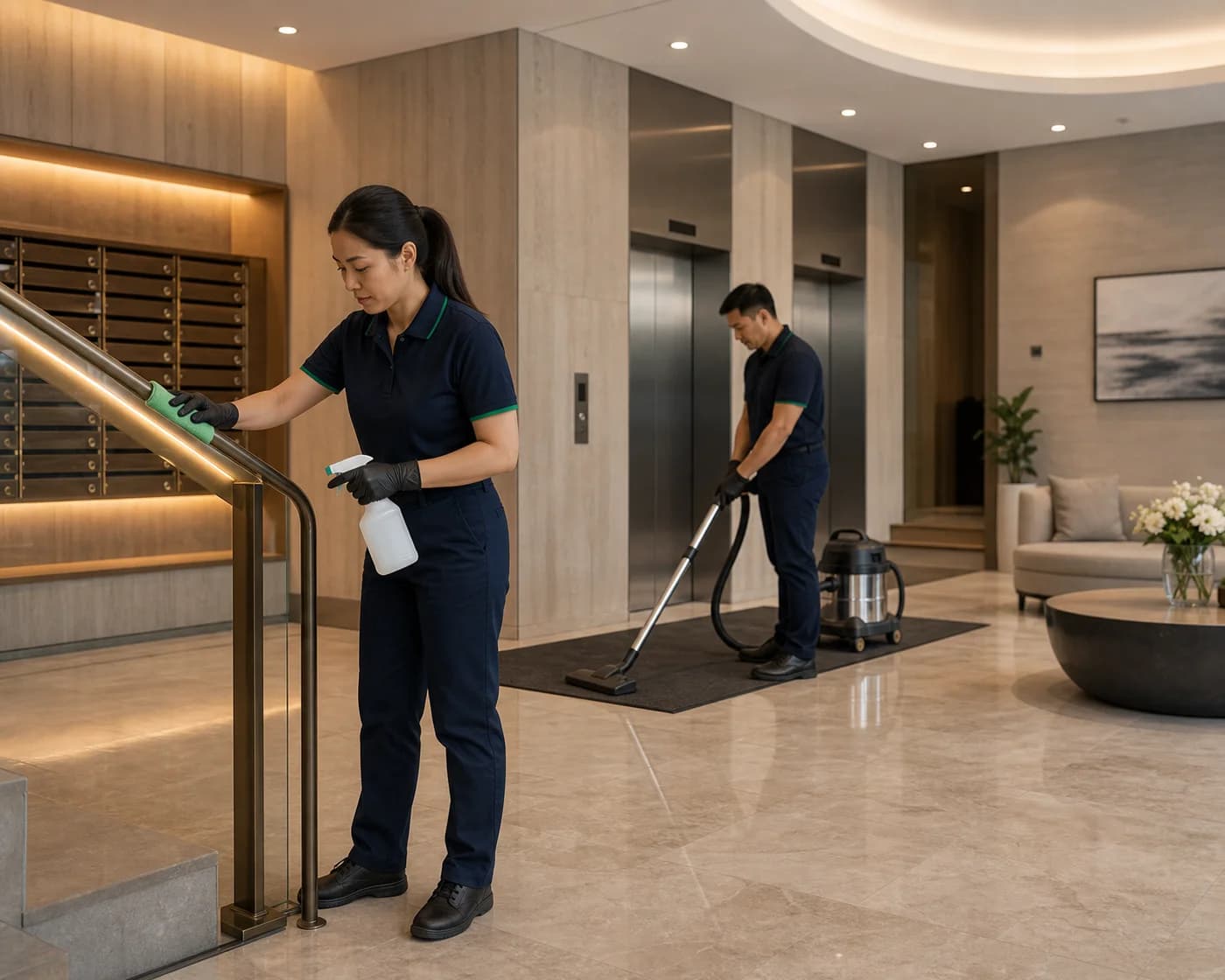 Hotel lobby cleaning in Parramatta — ANZ hospitality cleaning services
