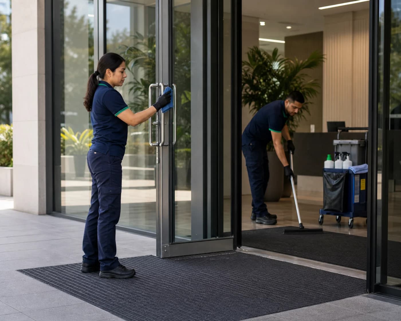 Commercial window cleaning in Parramatta — ANZ glass cleaning services